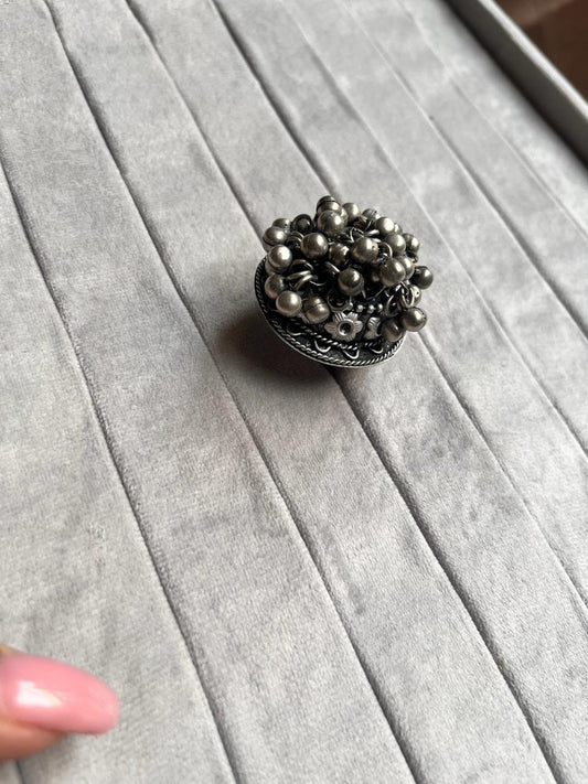 Stupa oxidised ring