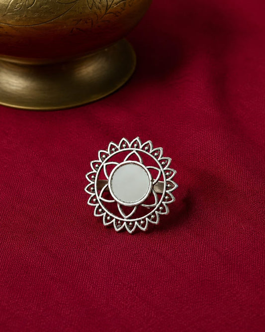 Shagufta mirror ring