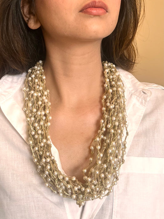 Miraya jute necklace