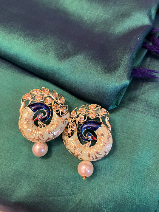 Peacock Studs