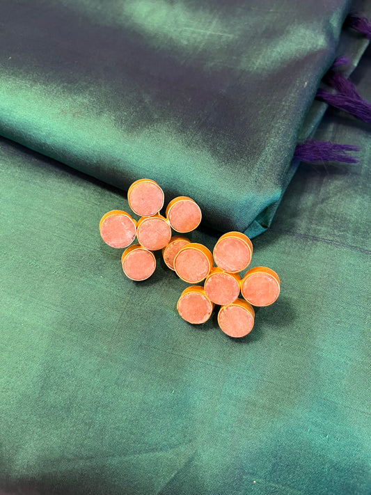 Petal Druzy studs
