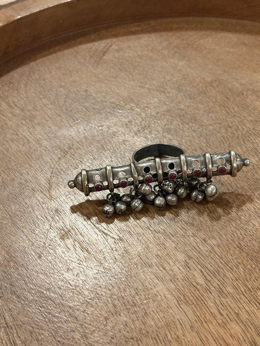 Tribal  ghungroo ring