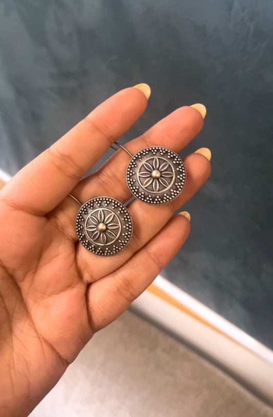 Spiral hook earrings