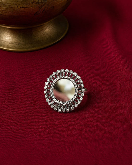 Zeenat mirror ring