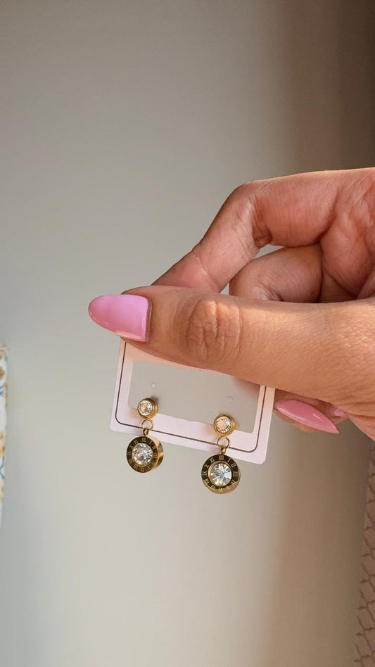 Swarovski drop round