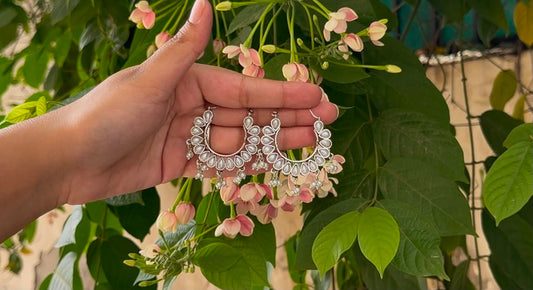 Karina stone chandbali