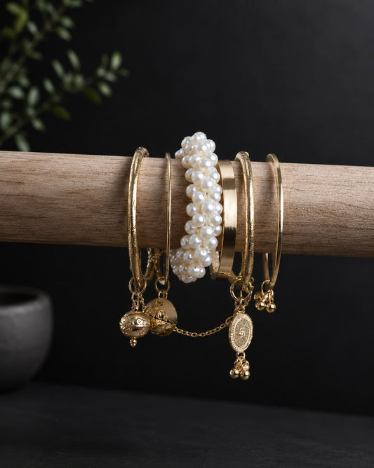 Ruhani bangles stack