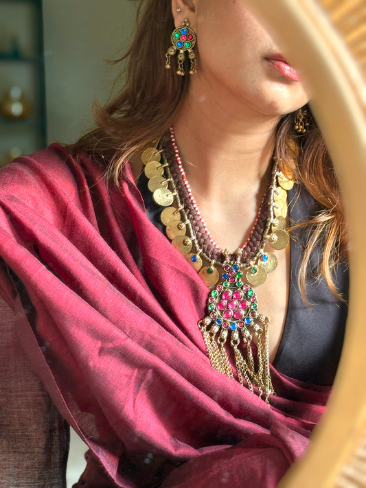 Rubani afghani necklace